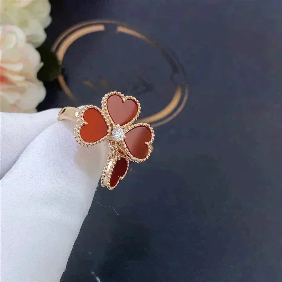 [VCA]SWEET CLOVER CARNELIAN RING