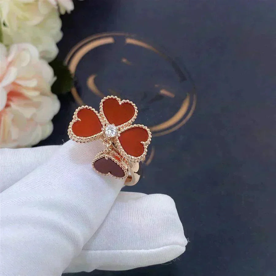 [VCA]SWEET CLOVER CARNELIAN RING