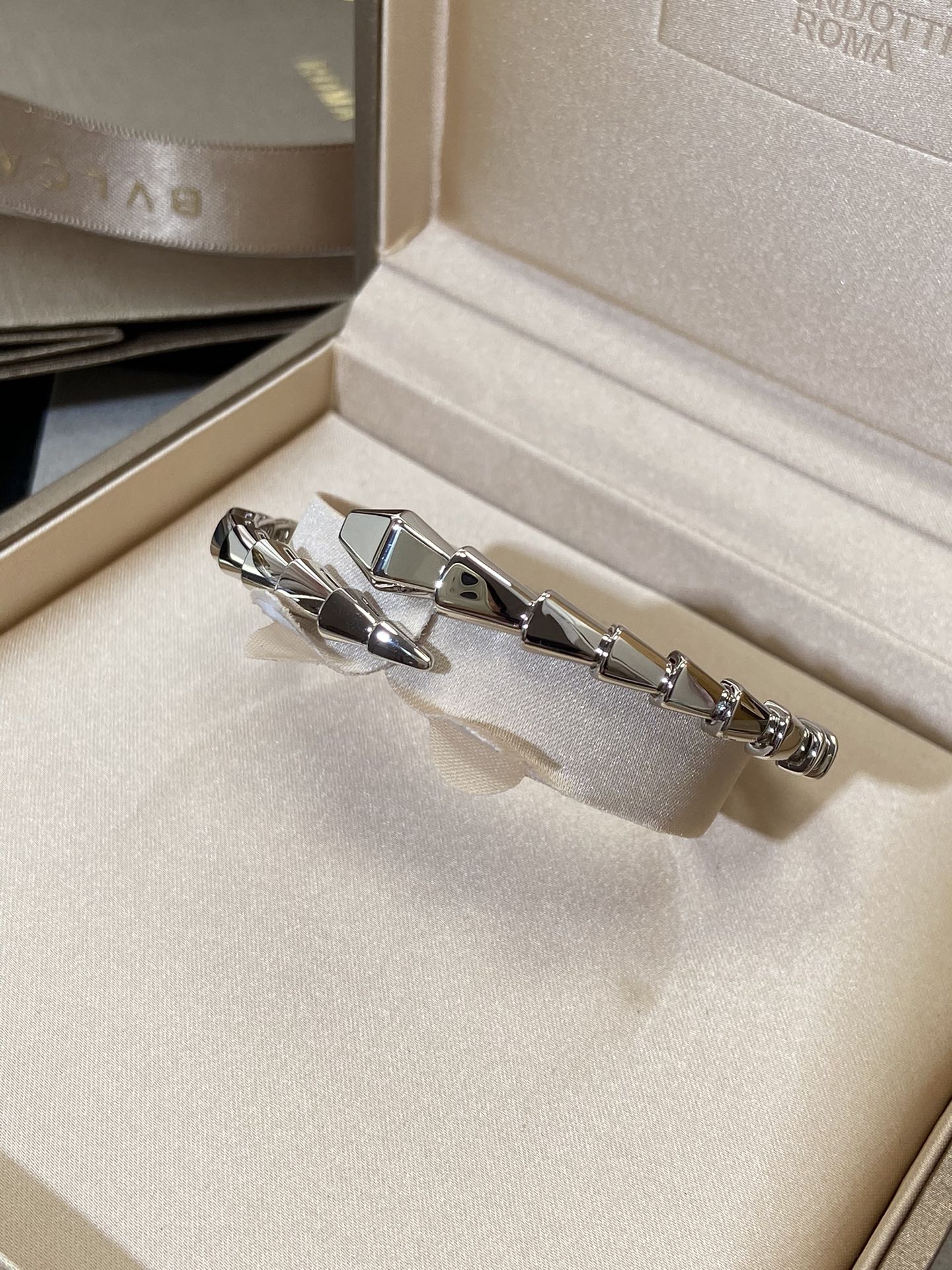 [Blar]SERPENTI VIPER SILVER BRACELET