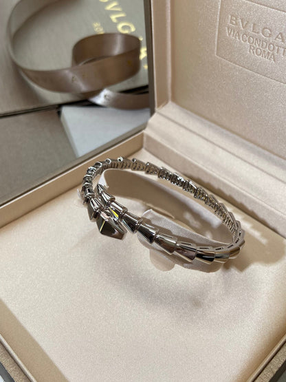 [Blar]SERPENTI VIPER SILVER BRACELET