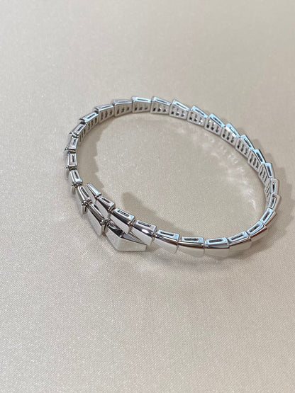 [Blar]SERPENTI VIPER SILVER BRACELET