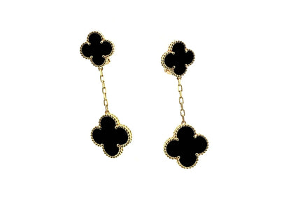 [VCA]CLOVER 2 MOTIFS  EARRINGS (MULTIPLE CHOICESC